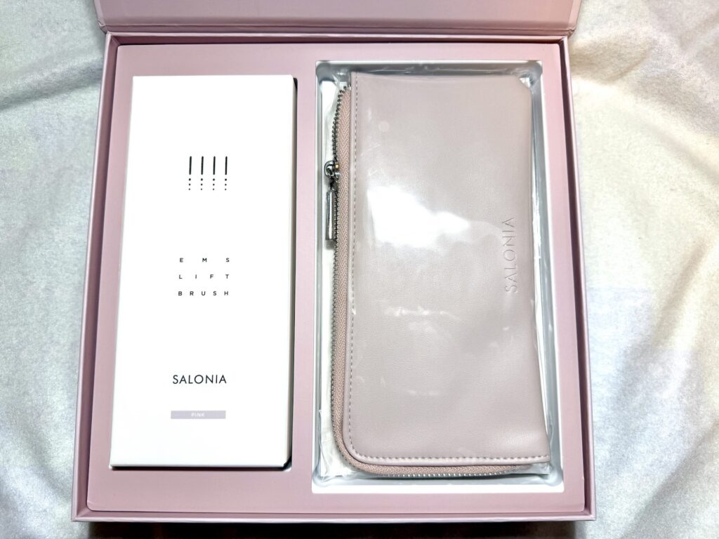 ギフトにも最適!SALONIA EMSリフトブラシ ピンク img 88102